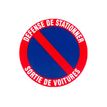 Pickup - Pictogramme rond - Défense de stationner / sortie de voitures - 180 mm