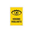 Pickup - Plaque de signalisation - 230 x 330 mm - voisins vigilants