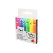 8059174834371-Legami Teddy's Mood - Pack de 6 mini surligneurs - bleu, vert, jaune, orange, rose, pourpre-Angle droit-1