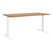 Bureau YES ! - 160 cm - Pieds métal fixes - Merisier