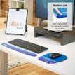 077511911415-Fellowes - Tapis de souris avec repose-poignet Crystals Gel bleu--3