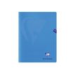 3329683233626-Clairefontaine Mimesys - Cahier polypro 24 x 32 cm - 96 pages - petits carreaux (5x5 mm) - bleu-Avant-0