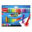 3154148620136-Maped Color'Peps Plasticlean - 24 Crayons-Avant-0