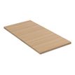 3483600857118-Top pour caisson bout de bureau YES ! - L42xP80 cm - Chêne-Angle gauche-0