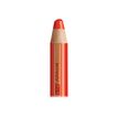 4006381117388-Stabilo woody 3 in 1 - 6 Crayons de couleur - 10 mm - couleurs assorties-Gros plan-4