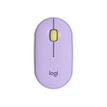 5099206105096-Logitech Pebble M350 - souris sans fil - lavande-Avant-1