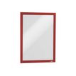 4005546406015-Durable Duraframe - Cadre d'affichage adhésif - A4 - rouge-Avant-0