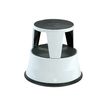Safetool - Tabouret - 2 marches - métal - blanc