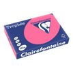 Clairefontaine Trophée - Papier couleur - A4 (210 x 297 mm) - 120 g/m² - Ramette de 250 feuilles - rose fuchsia