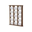 3660412028268-Promocome - Présentoir de cartes de visite mural - 3 x 5 compartiments - finition bois natu-Angle droit-0