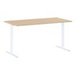 Bureau YES ! - 80 cm - Pieds métal fixes - Chêne