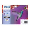 8715946330723-Epson T0807 Colibri - Pack de 6 - noir, cyan, cyan clair, magenta, magenta clair, jaune - cartouche-Haut-2