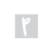 8711234004055-Pickup Déco Zoé - Étiquette autocollante 110 mm - Lettre P - blanc-Avant-0