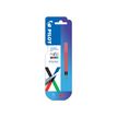 2 Recharges Frixion Ball - 4 couleurs - pointe fine - rouge