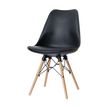 3660141230123-Chaise DOGEWOOD - Pieds bois hêtre - noir - pack de 2--3