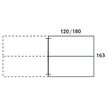 3253310163065-Bureau double STEELY - L140 cm - Double face Suivant - Pieds carbone - plateau Blanc perle--2