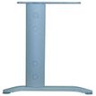 3253310150300-Bureau symétrique 120° IDRA - L185 cm - Pieds aluminium - plateau imitation Erable--1