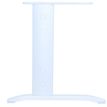 0400794086516-Bureau symétrique 120° IDRA - L180 cm - Pieds blanc - plateau imitation Merisier--1