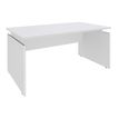 Bureau INEO JET UP Bureau Vallée - Réglable en hauteur - L160 x H74/78/82 x P80 cm - Pieds blanc - plateau blanc - Entretoise Blanc