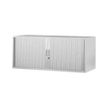 Réhausse pour armoire à rideaux métalliques - L120 x P43 x H43 cm - gris clair