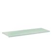 Tablette pour armoire à rideaux monobloc - L120 x P43 x H43 cm - beige