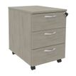 Caisson mobile IDRA/DUAL - L43 x H56 x P60 cm - 3 Tiroirs - Imitation Chêne gris