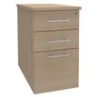 3253310175747-Caisson bout de bureau IDRA/DUAL - L43 x P80 cm - Imitation Chêne clair--0