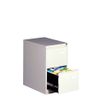 Classeur métallique monobloc professionnel - 2 tiroirs - H71 x L41 x P62 cm - beige