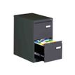 Classeur métallique monobloc professionnel - 2 tiroirs - H71 x L41 x P62 cm - anthracite