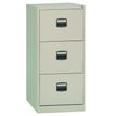 Classeur métallique monobloc professionnels - 3 tiroirs - H102 x L41 x P62 cm - beige