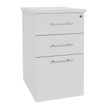 Caisson bout de bureau EXPRIM/LOFTER - L47 x P60 cm - Blanc