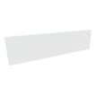 Voile de fond pour bureau EVIDENCE - largeur 140 cm - blanc