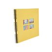 3130630151203-Exacompta Milano - Album photos 32 x 32 cm - 60 pages - jaune-Angle gauche-1