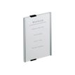 Durable Info Sign - Plaque de porte personnalisable - A4 portrait