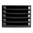 Exacompta The Box - Module de classement 5 tiroirs - noir