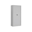 Armoire haute monobloc Class 900 - 180 x 90 x 43 cm - gris
