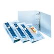 Exacompta Kreacover - Classeur à anneaux personnalisable - Dos 34 mm - A4 Maxi - blanc - 3 pochettes extérieures