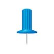 Exacompta - 25 Épingles papic - 10 mm - bleu