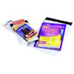 Pochette plastique - enveloppe de sécurité indéchirable - fermeture adhésive - 16.5 x 22.5 cm