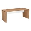 Bureau XENON - 170 cm - Pieds panneaux - Merisier italien