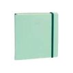 Agenda à élastique Silk Executif Prestige - 1 semaine sur 2 pages - 16 x 16 cm - vert - Quo Vadis