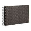 3130630153832-Exacompta Arty - Album photos 23 x 16 cm - gris-Angle gauche-1