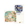 8051128759334-Legami - Calendrier mensuel 2024 - 30 x 29 cm - villes du monde-Avant-0