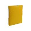 3130630503095-Exacompta Exabox - Boîte de classement en carte lustrée - dos 25 mm - jaune-Angle gauche-0