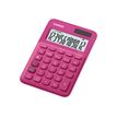 Calculatrice de bureau Casio MS-20UC - 12 chiffres - alimentation batterie et solaire - rouge