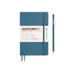 Leuchtturm1917 - Carnet de notes souple B6+ - pointillés - bleu acier