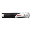 4902778170236-UNI CHALK - Marqueur craie - pointe biseau large - noir-Avant-0
