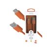 3701263512541-JAYM POP Collection - Câble USB vers USB-C - 1.5 m - orange-Angle droit-1