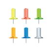 3364220149459-Exacompta - 25 Épingles papic - 10 mm - couleurs transparentes assorties-Avant-0