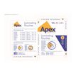 043859584857-Fellowes Apex - 100 pochettes de plastifications A4 (216 x 303 mm) - 80 microns -Avant-2